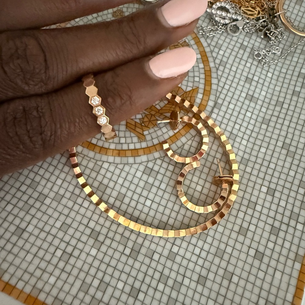 CHAUMET - BEE MY LOVE SET (earrings and ring)